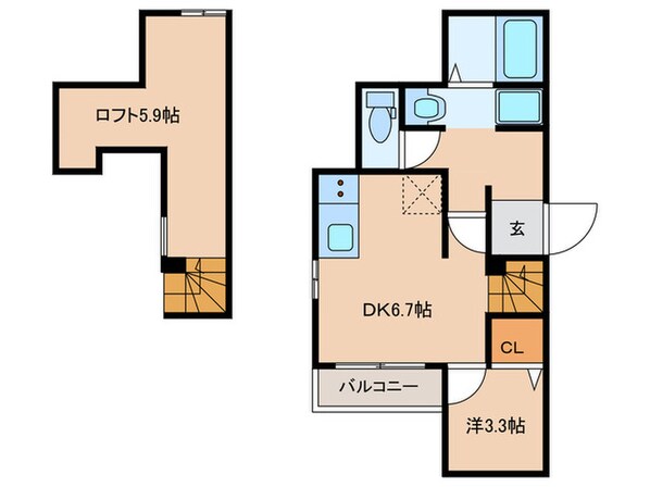 Ｍｅｌｌｏｗの物件間取画像